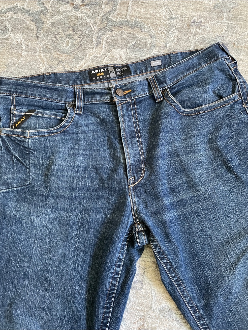 Ariat 42x32 Rebar M4 Relaxed Boot jeans